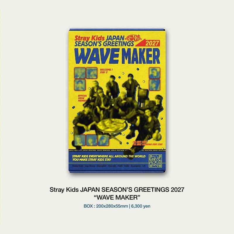 [PRE-ORDER] Stray Kids - 2027 JP Season's Greetings [WAVE MAKER] gallery image 1