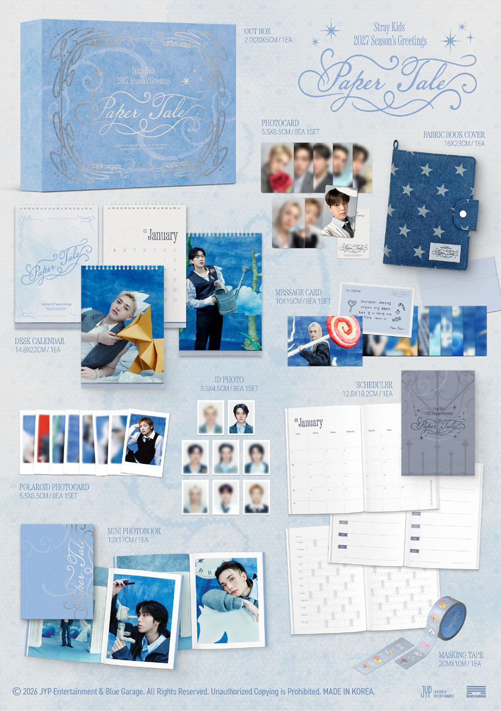 [PRE-ORDER] Stray Kids - 2027 Season's Greetings [Paper Tale] gallery image 1