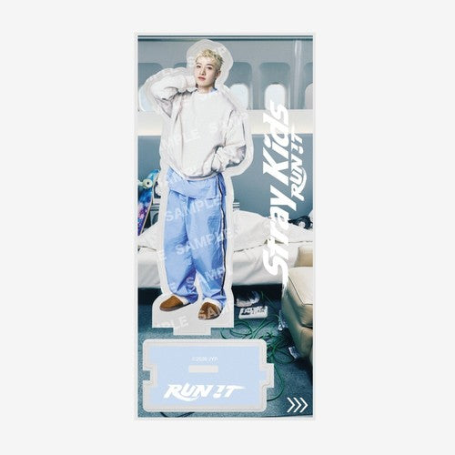 Stray Kids Acrylic Stand B RUN IT JAPAN World Tour Official MD - Bang Chan Ver -  Main Image