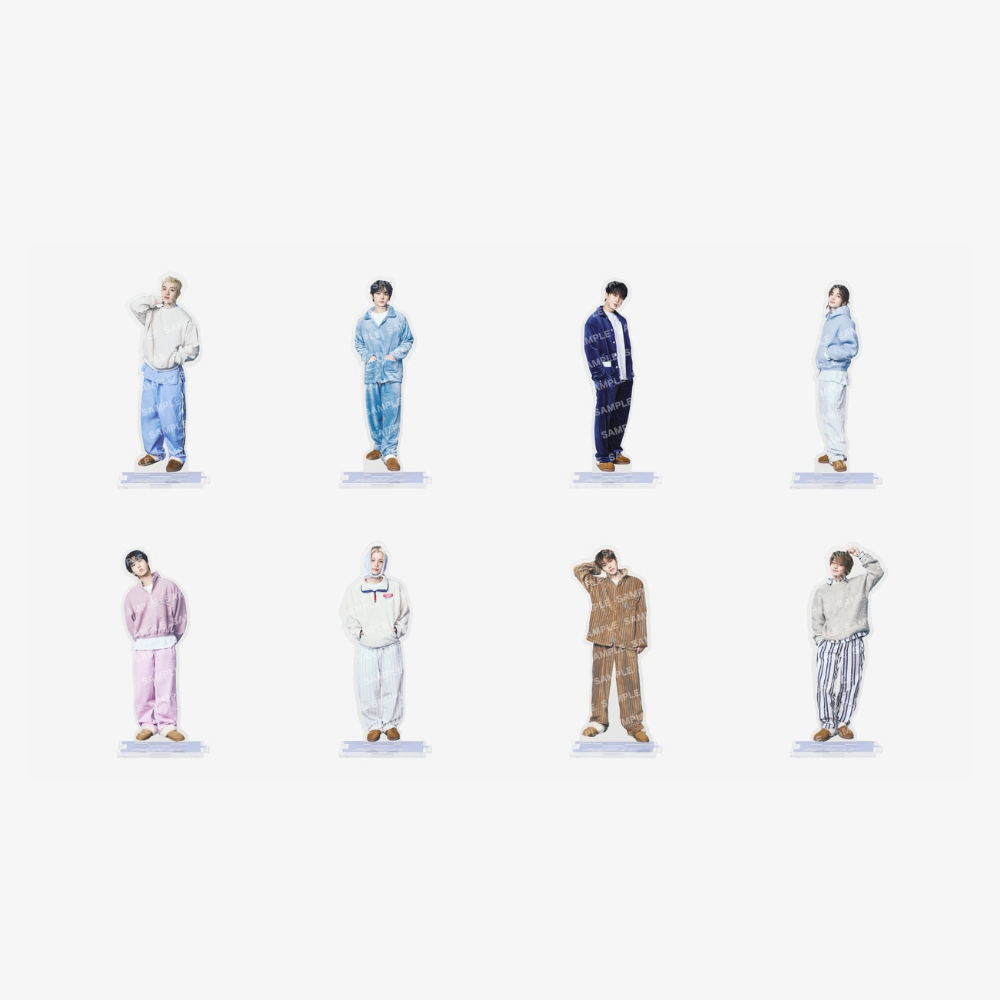 Stray Kids Acrylic Stand B RUN IT JAPAN World Tour Official MD - Main Image