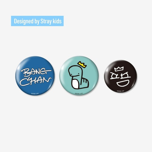 Stray Kids Badge Set RUN IT JAPAN World Tour Official MD - BANG CHAN Ver - Main Image