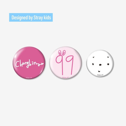 Stray Kids Badge Set RUN IT JAPAN World Tour Official MD - CHANGBIN Ver - Main Image