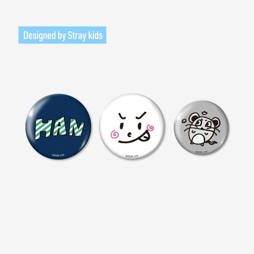 Stray Kids Badge Set RUN IT JAPAN World Tour Official MD - HAN Ver - Main Image