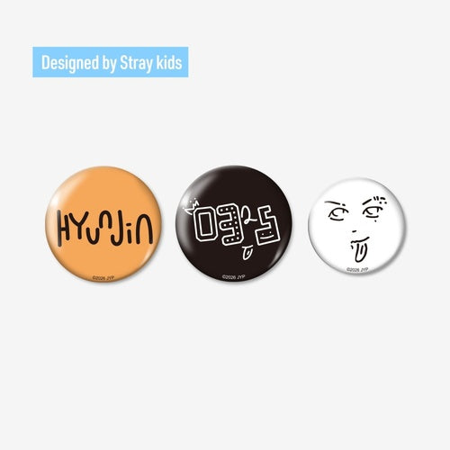 Stray Kids Badge Set RUN IT JAPAN World Tour Official MD - HYUNJIN Ver - Main Image
