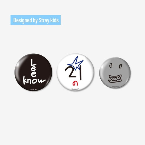 Stray Kids Badge Set RUN IT JAPAN World Tour Official MD - LEE KNOW Ver - Main Image