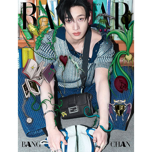 「Harper's BAZAAR KOREA」2025年2月号 バンチャン Stray Kids BANG CHAN Cover - Harper's BAZAAR [February 2025