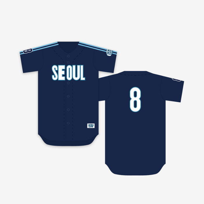 Stray Kids Baseball Jersey SEOUL Ver SKZOO EVERYWHERE ALL AROUND THE WORLD in SEOUL Official MD - main image