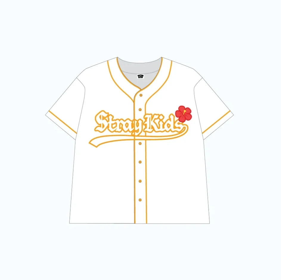 Stray Kids Baseball Jersey SKZOO EVERYWHERE ALL AROUND THE WORLD Global POP-UP Official MD - Main Image