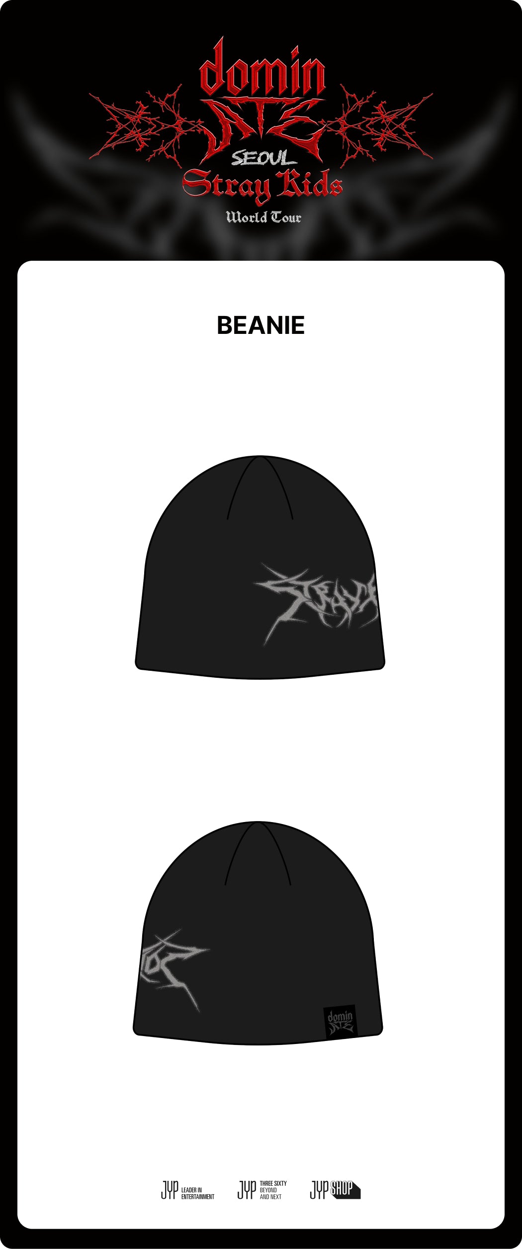 Stray Kids - Beanie ['dominATE SEOUL' World Tour Official MD]