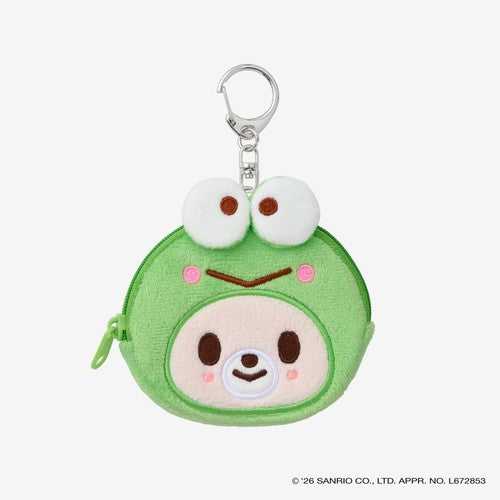 Stray Kids Button Badge Pouch SKZOO X SANRIO CHARACTERS RUN IT JAPAN World Tour Official MD - FoxINy Ver - Main Image