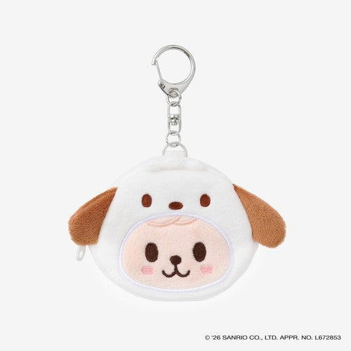 Stray Kids Button Badge Pouch SKZOO X SANRIO CHARACTERS RUN IT JAPAN World Tour Official MD - PuppyM Ver - Main Image