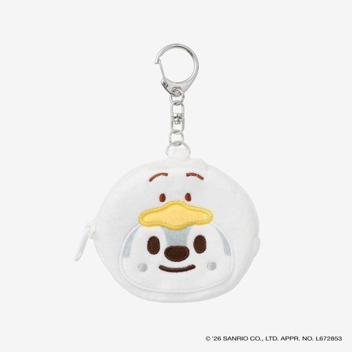 Stray Kids Button Badge Pouch SKZOO X SANRIO CHARACTERS RUN IT JAPAN World Tour Official MD - Wolf Chan Ver - Main Image