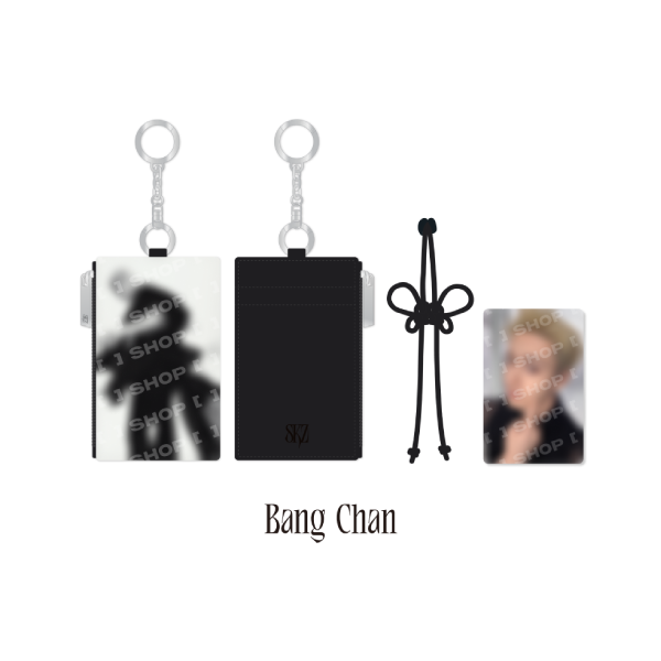 Stray Kids Card Holder Keyring RUN IT World Tour Official MD BANG CHAN Ver - main image