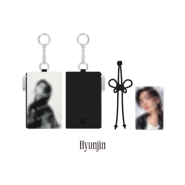 Stray Kids Card Holder Keyring RUN IT World Tour Official MD HYUNJIN Ver - main image