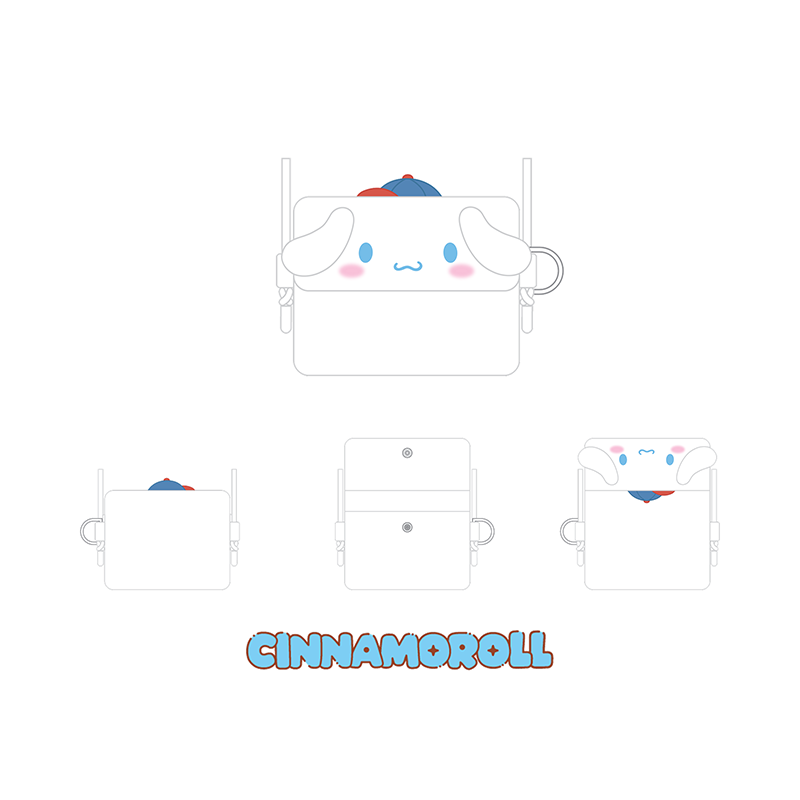 Stray Kids Card Wallet Cross Bag SKZOO X SANRIO CHARACTERS Official MD - CINNAMOROLL Ver - main image