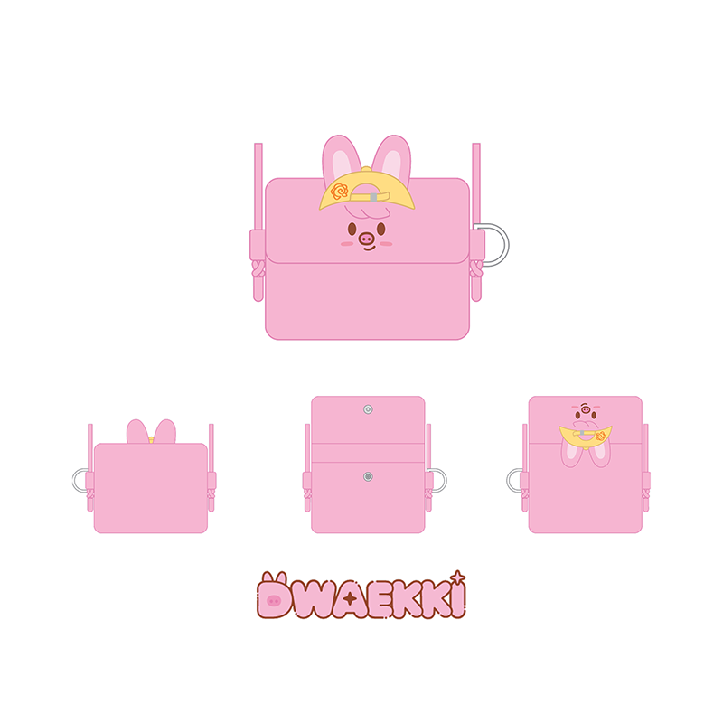 Stray Kids Card Wallet Cross Bag SKZOO X SANRIO CHARACTERS Official MD - DWAEKKI Ver - main image
