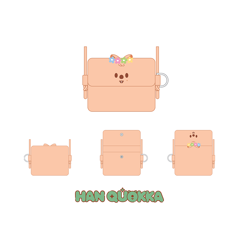 Stray Kids Card Wallet Cross Bag SKZOO X SANRIO CHARACTERS Official MD - HAN QUOKKA Ver - main image