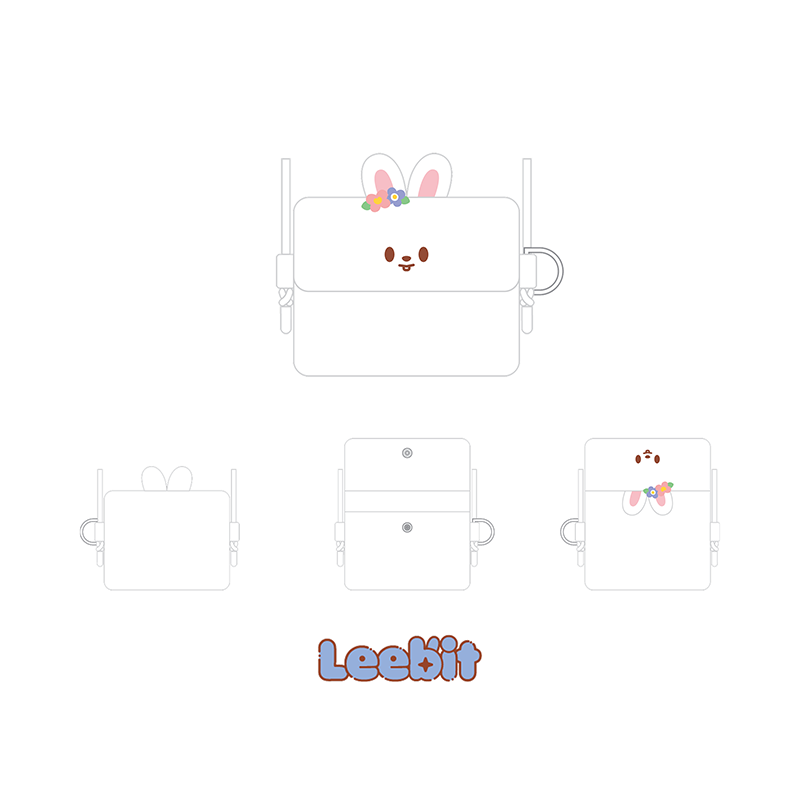 Stray Kids Card Wallet Cross Bag SKZOO X SANRIO CHARACTERS Official MD - Leebit Ver - main image