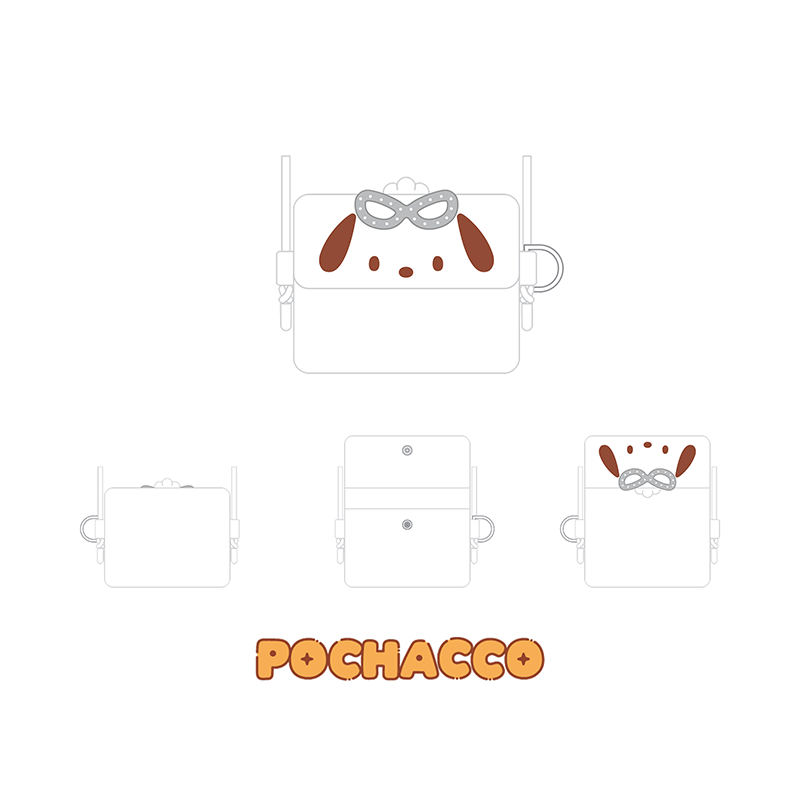 Stray Kids Card Wallet Cross Bag SKZOO X SANRIO CHARACTERS Official MD - POCHACCO Ver - main image