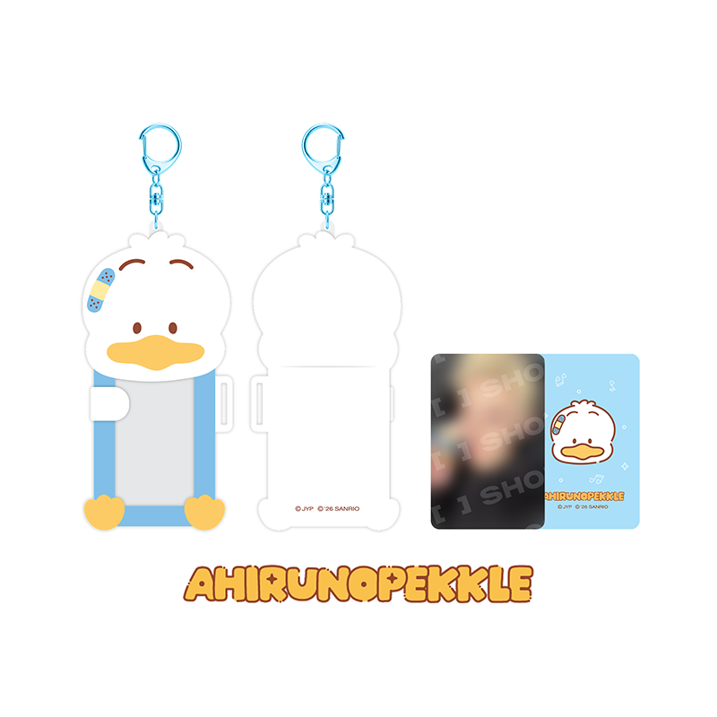 Stray Kids Connecting Photocard Holder SKZOO X SANRIO CHARACTERS Official MD - AHIRUNOPEKKLE Ver - main image