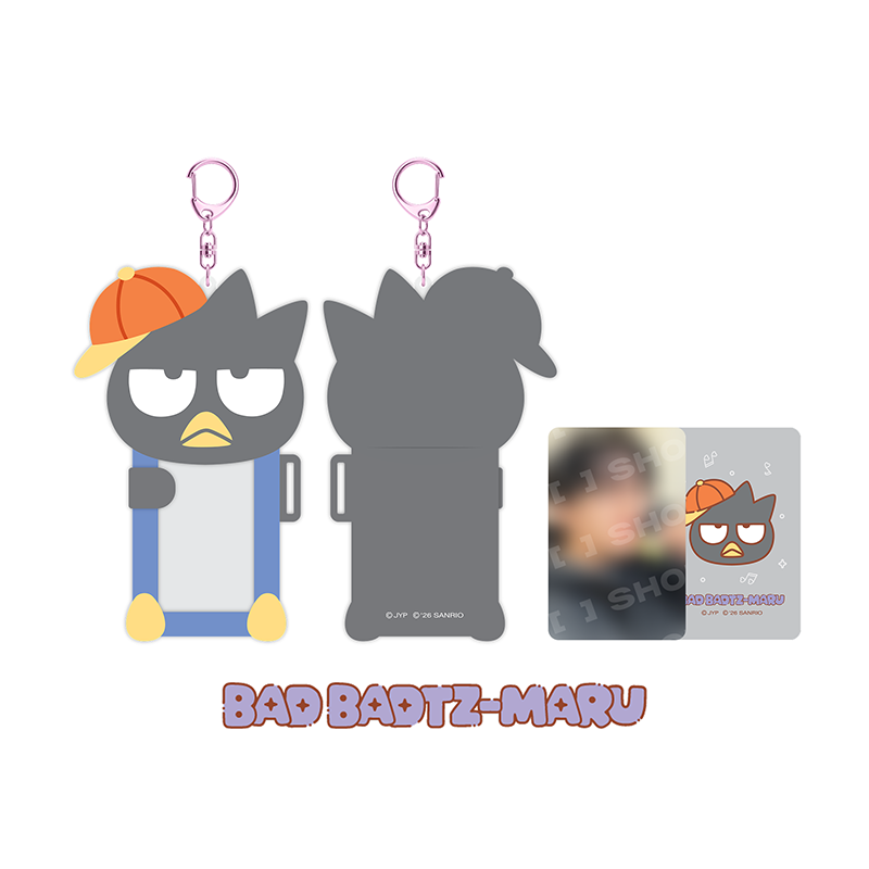 Stray Kids Connecting Photocard Holder SKZOO X SANRIO CHARACTERS Official MD - BAD BADTZ-MARU Ver - main image