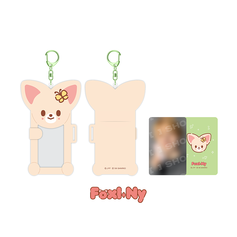 Stray Kids Connecting Photocard Holder SKZOO X SANRIO CHARACTERS Official MD - FoxI Ny Ver - main image