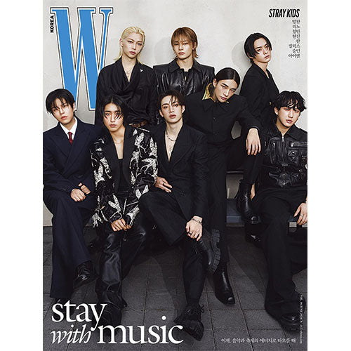 STRAY KIDS Cover W Volume 6 June 2024 - A Version main image