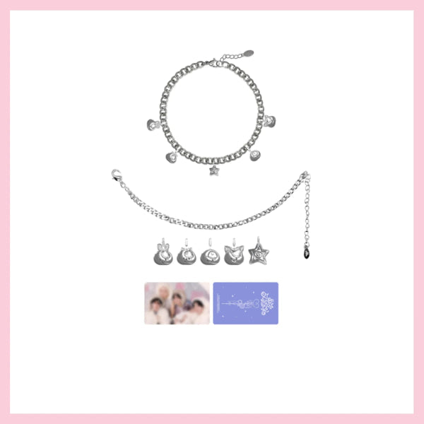 Stray Kids Custom Bracelet 5th Fanmeeting SKZ 5 CLOCK Official MD - B Version