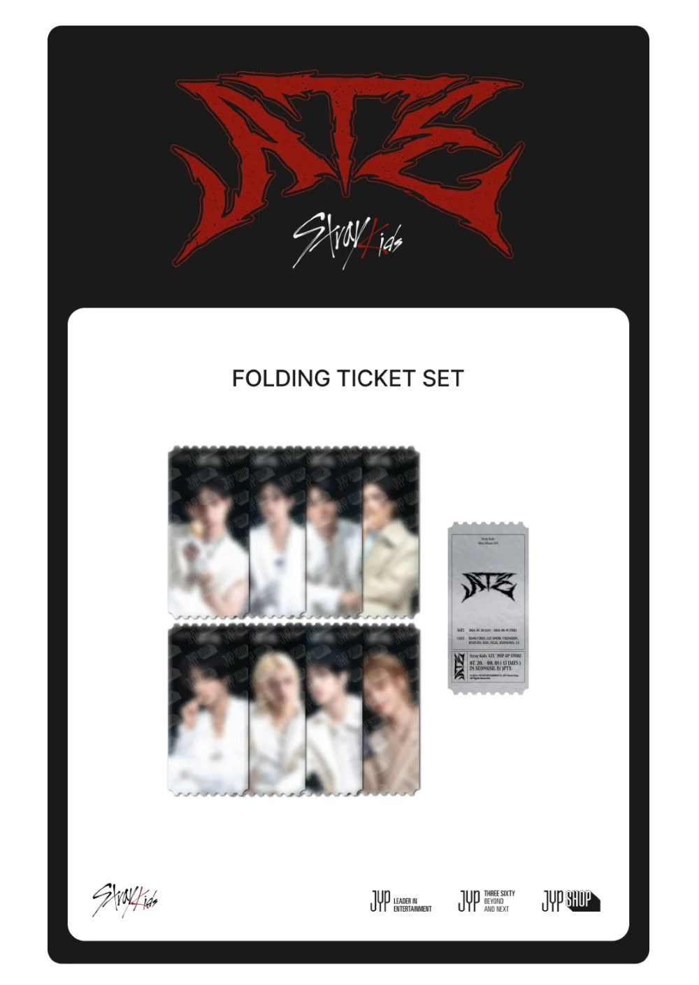 Stray Kids - Folding Ticket Set [ATE POP-UP Official MD]