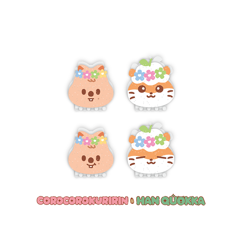Stray Kids Hair Pin SKZOO X SANRIO CHARACTERS Official MD - COROCOROKURIRIN X HAN QUOKKA Ver - main image