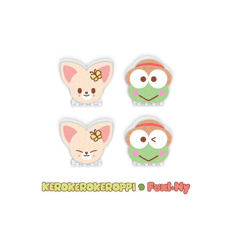 Stray Kids Hair Pin SKZOO X SANRIO CHARACTERS Official MD - KEROKEROKEROPPI X FoxI Ny Ver -  main image