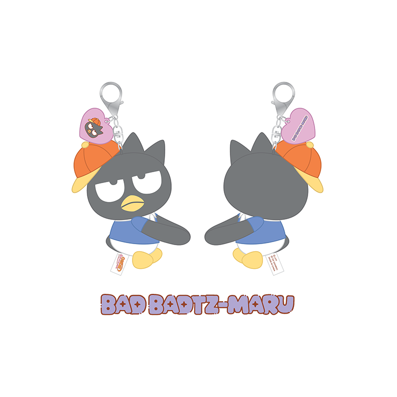 Stray Kids Hug Plush Keyring SKZOO X SANRIO CHARACTERS Official MD - BAD BADTZ-MARU Ver - main image