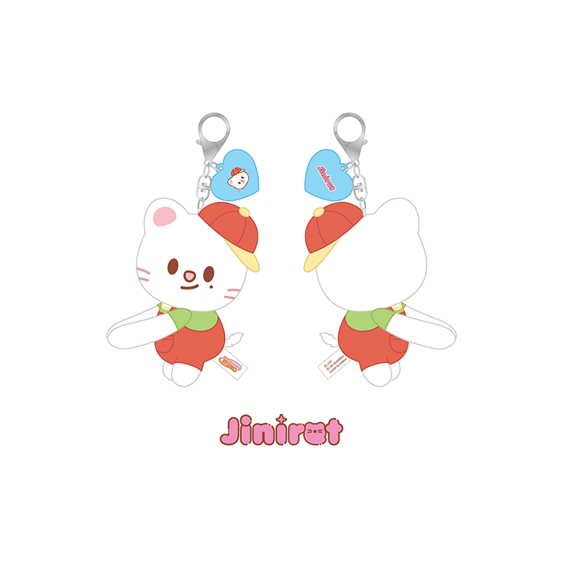 Stray Kids Hug Plush Keyring SKZOO X SANRIO CHARACTERS Official MD - Jiniret Ver - main image
