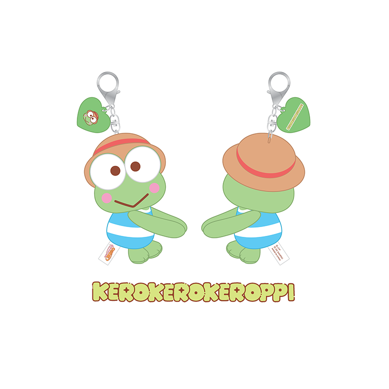 Stray Kids Hug Plush Keyring SKZOO X SANRIO CHARACTERS Official MD - KEROKEROKEROPPI Ver - main image