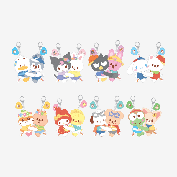 Stray Kids Hug Plush Keyring SKZOO X SANRIO CHARACTERS Official MD - main image