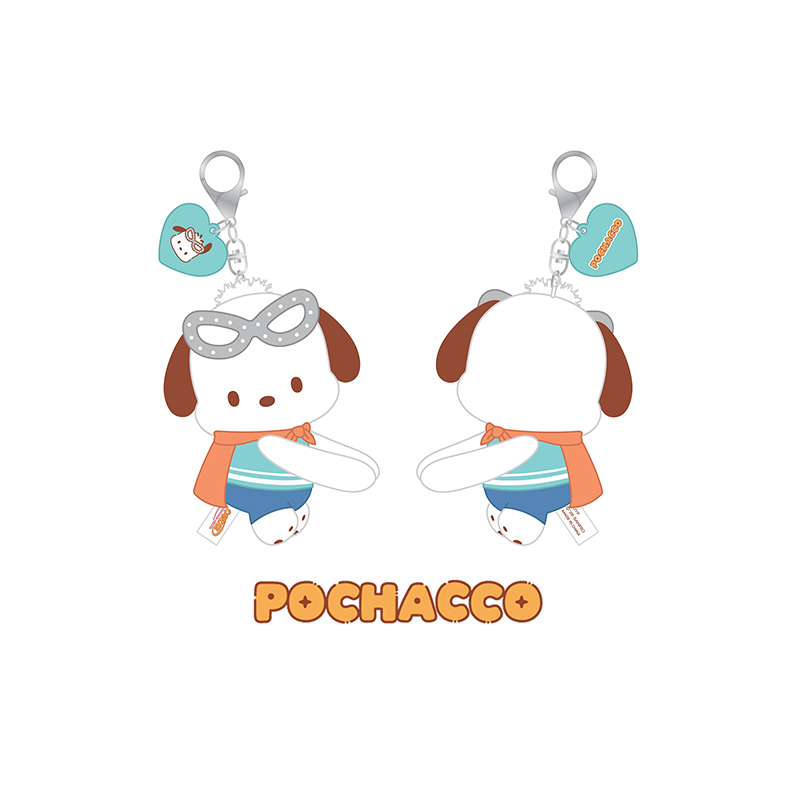 Stray Kids Hug Plush Keyring SKZOO X SANRIO CHARACTERS Official MD - POCHACCO Ver - main image