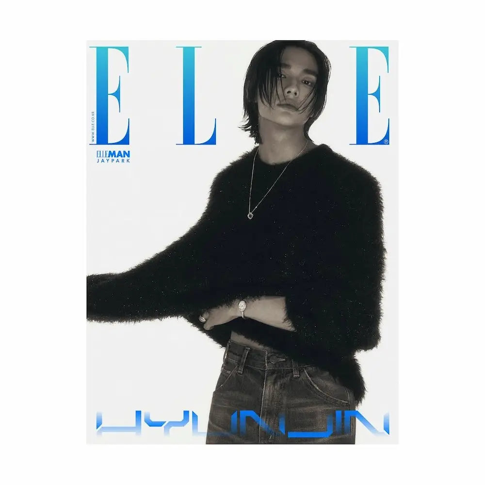 Stray Kids Hyunjin Cover - ELLE Korea May 2024 B version - main image