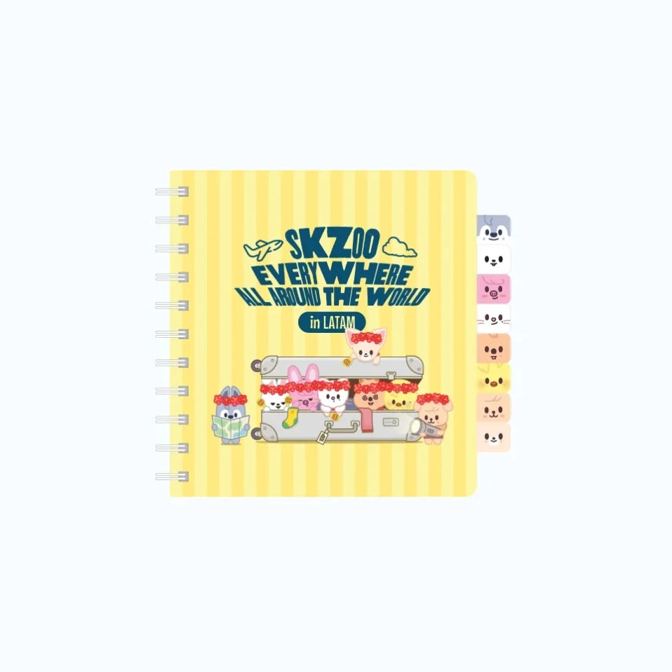 Stray Kids Index Note SKZOO EVERYWHERE ALL AROUND THE WORLD Global POP-UP Official MD - Main Image