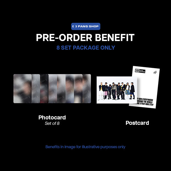 Stray Kids KARMA 4th Album ACCORDION Ver - Fans Shop Set POBs