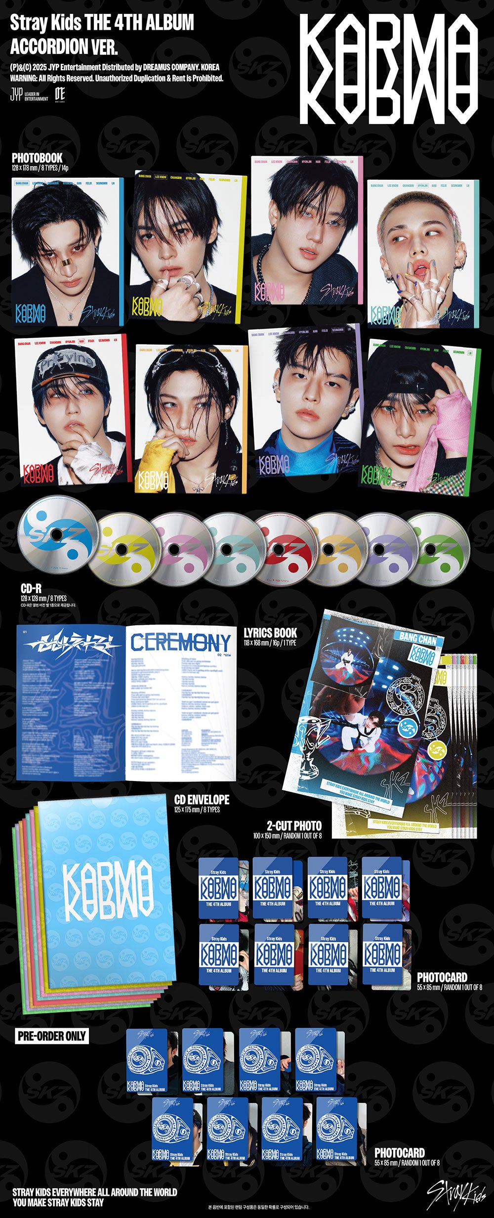 Stray Kids - KARMA [4th Album - ACCORDION Ver.] gallery image 1