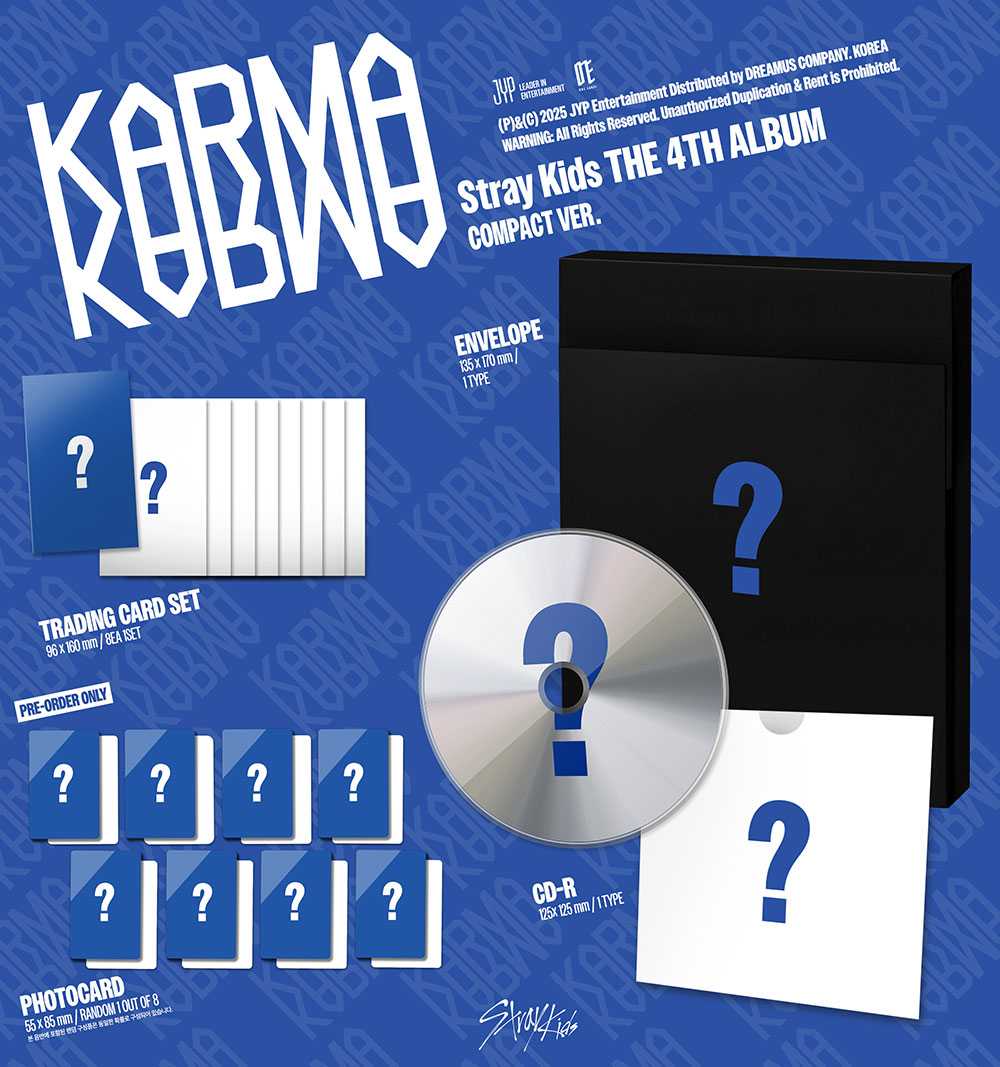 Stray Kids - KARMA [4th Album - COMPACT Ver.] - K PLACE