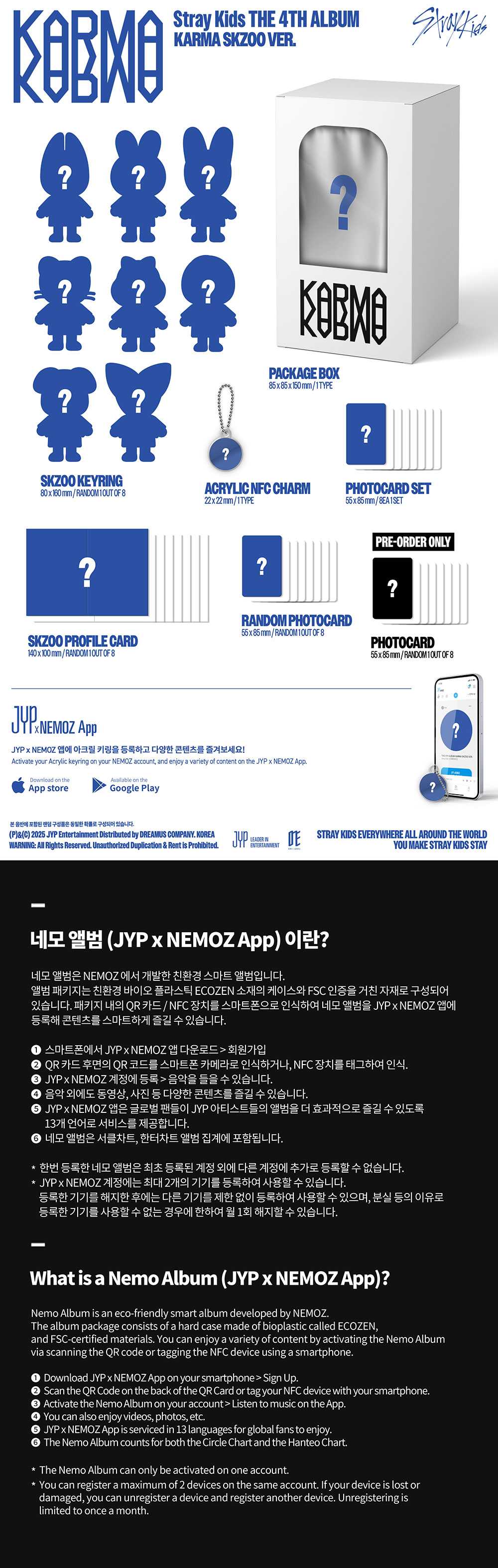 [PRE-ORDER] Stray Kids - KARMA [4th Album - SKZOO Ver.]