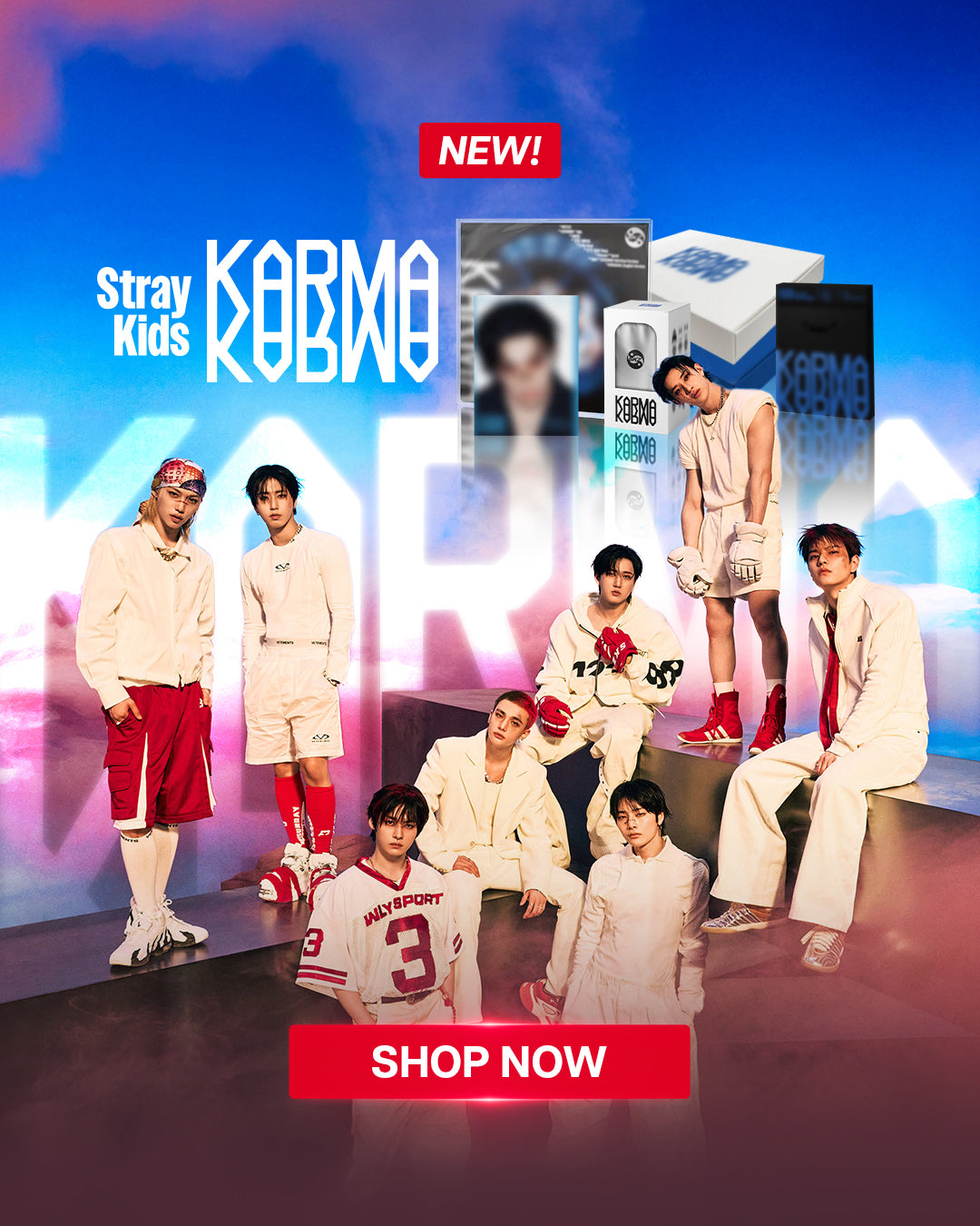 Stray Kids KARMA Banner Mobile