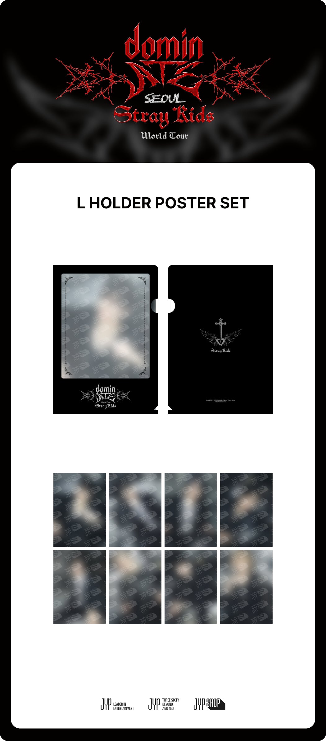 [PRE-ORDER] Stray Kids - L Holder Poster Set ['dominATE SEOUL' World Tour Official MD]