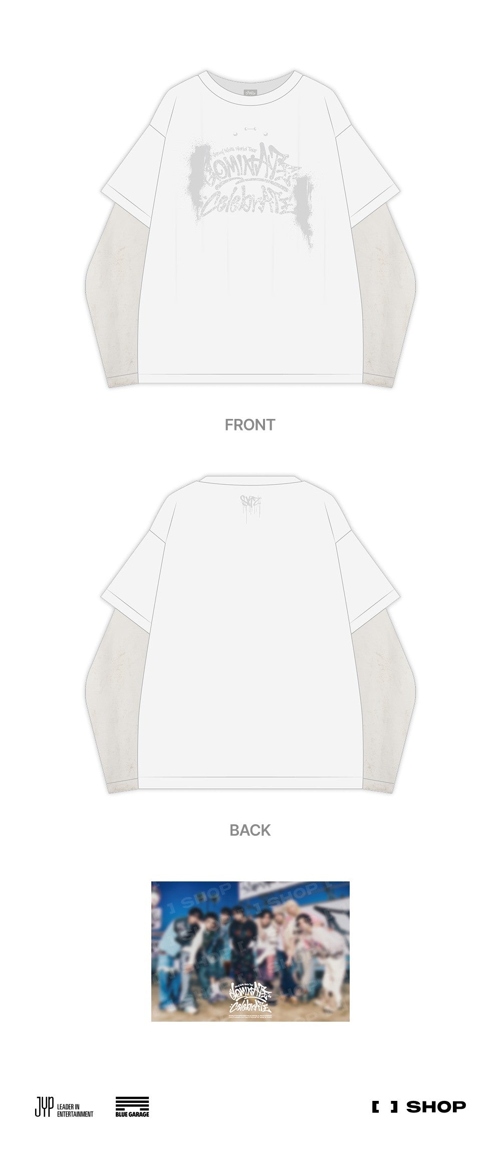 Stray Kids - Layered Long Sleeve ['dominATE : celebrATE' World Tour Official MD] gallery image 1