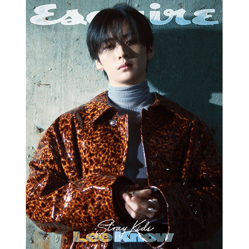 Stray Kids LEE KNOW Cover ESQUIRE August 2025 - A Version