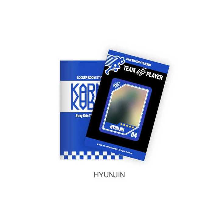 Stray Kids Locker Room Sticker Book KARMA POP UP Store Official MD - HYUNJIN Version