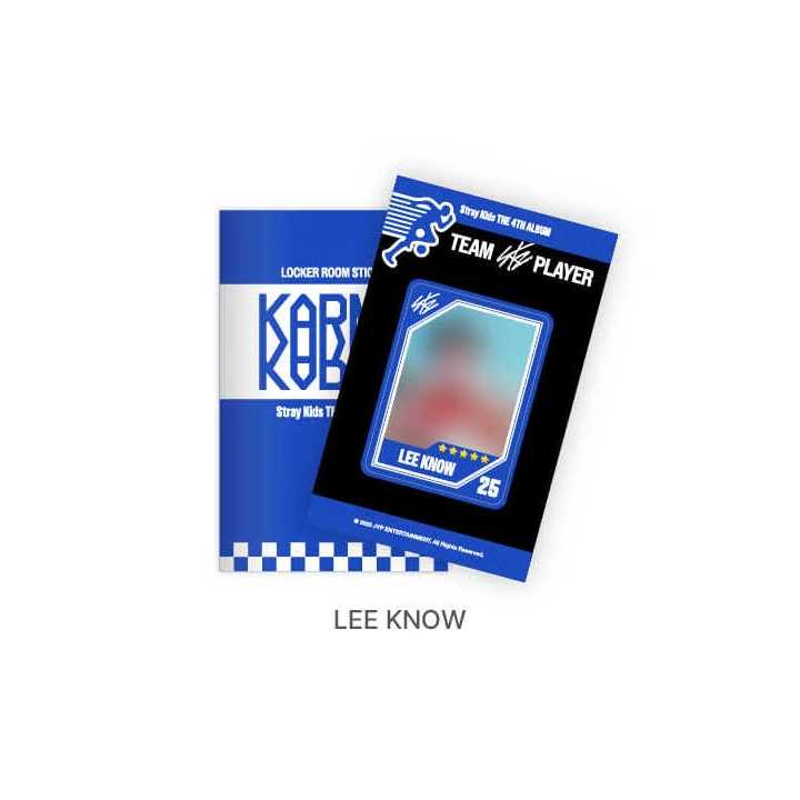 Stray Kids Locker Room Sticker Book KARMA POP UP Store Official MD - LEE KNOW Version