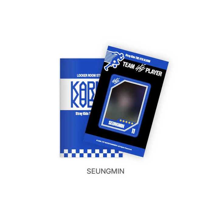 Stray Kids Locker Room Sticker Book KARMA POP UP Store Official MD - SEUNGMIN Version