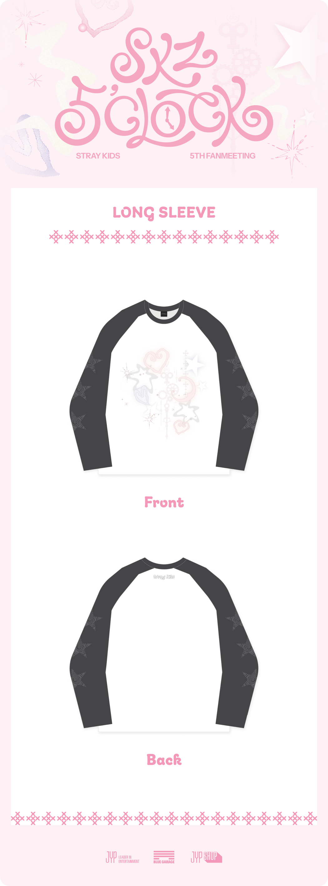 Stray Kids - Long Sleeve [5th Fanmeeting 'SKZ 5'CLOCK' Official MD]